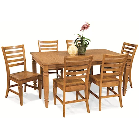 7-Piece Laminate Top Dining Table Set